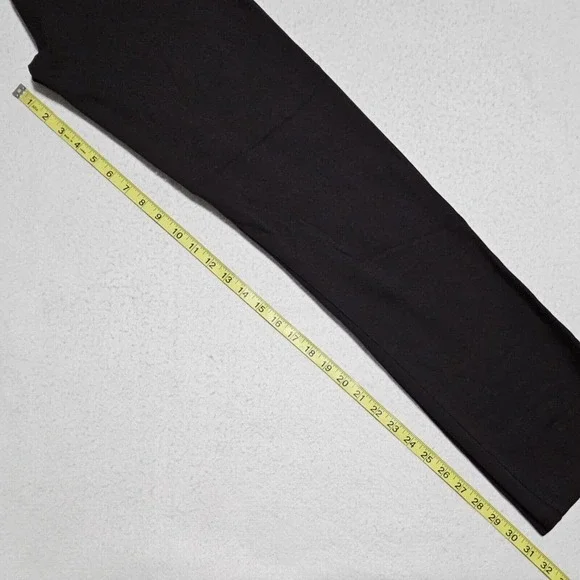 Betabrand Women's Size M Dress Pant Yoga Pants Straight Leg Black Career W0076 - Picture 5 of 6